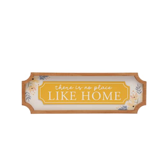 Yellow There is No Place Like Home Spring Wall Sign by Ashland&#xAE;